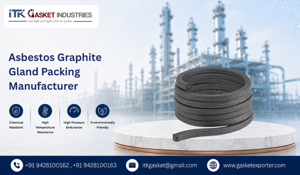 Asbestos Graphite Gland Packing Manufacturer