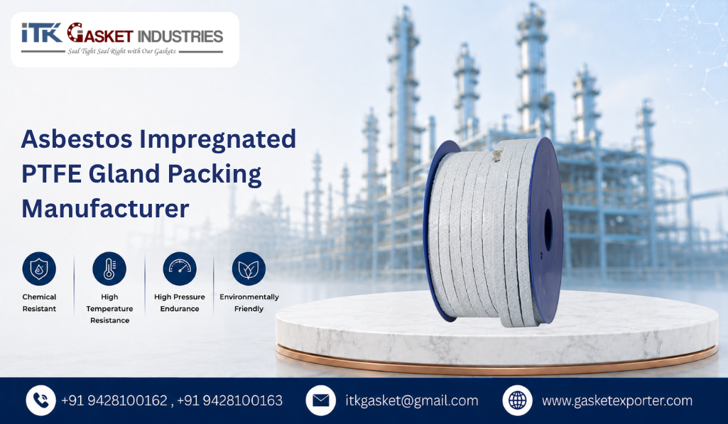 Asbestos Impregnated PTFE Gland Packing Manufacturer