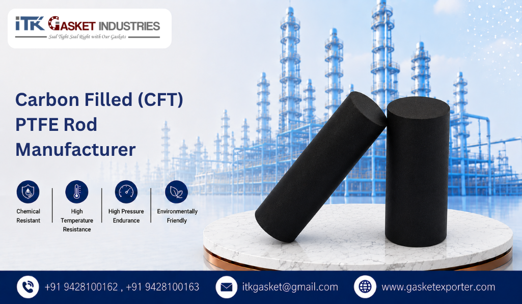 Carbon Filled (CFT) PTFE Rod Manufacturer