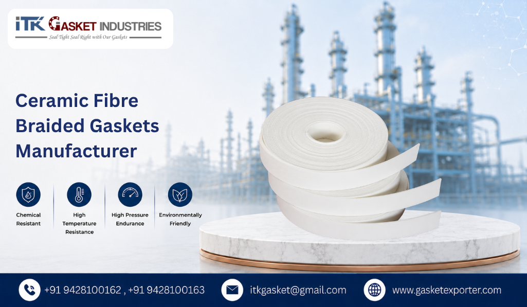 Ceramic Fibre Braided Gaskets Manufacturer