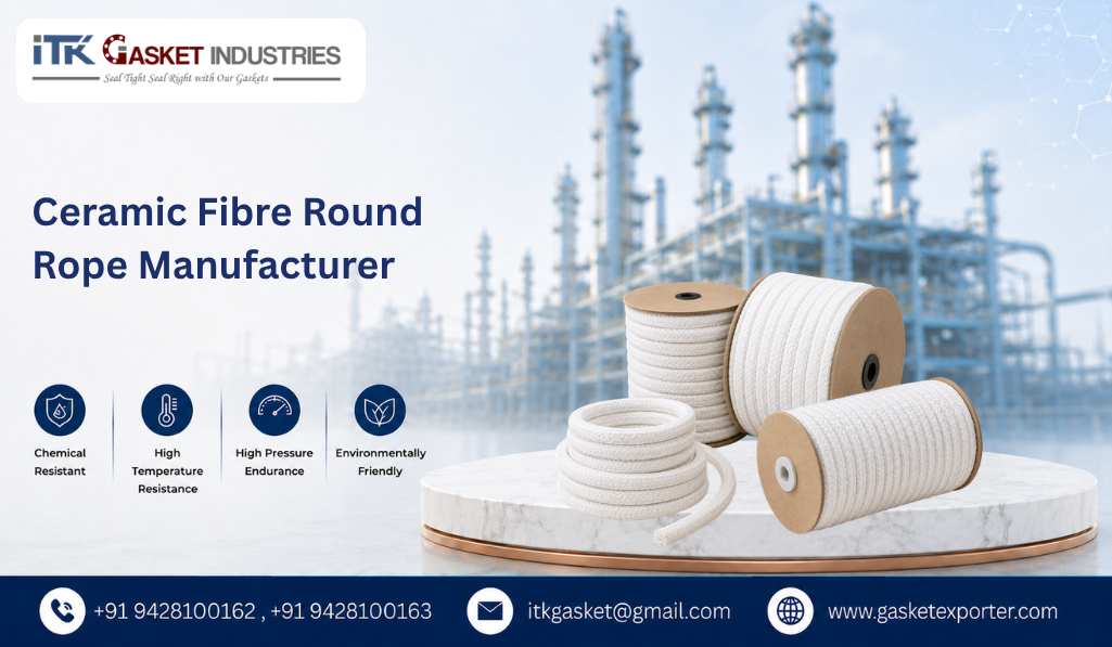 Ceramic Fibre Round Rope Manufacturer