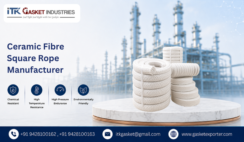 Ceramic Fibre Square Rope Manufacturer