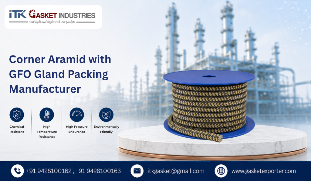 Corner Aramid with GFO Gland Packing Manufacturer