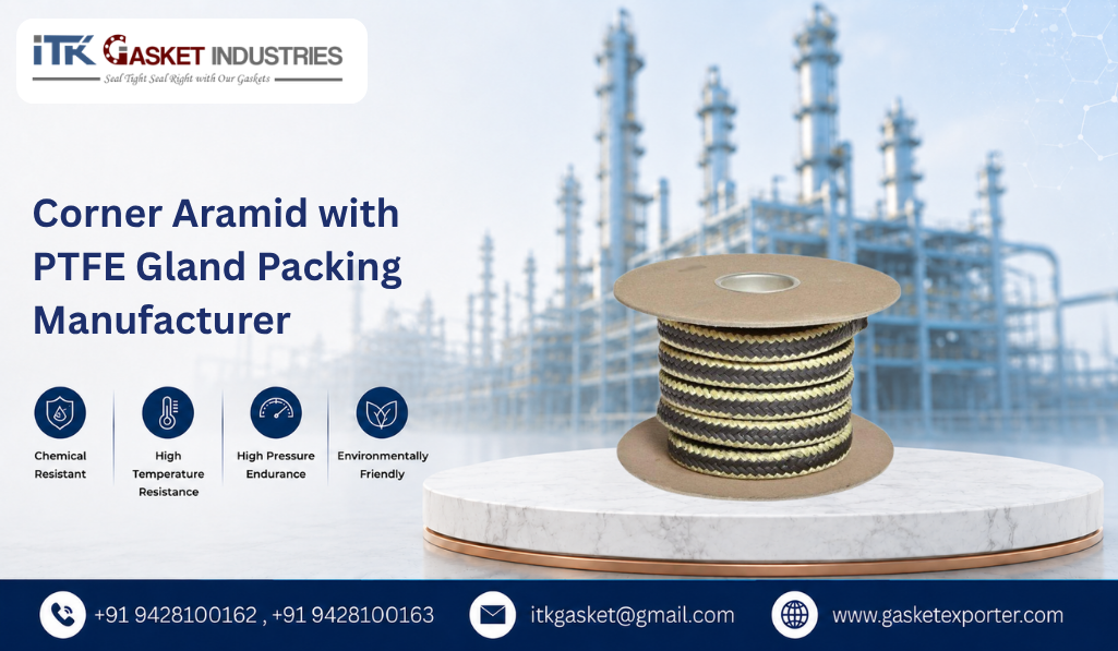 Corner Aramid with PTFE Gland Packing Manufacturer