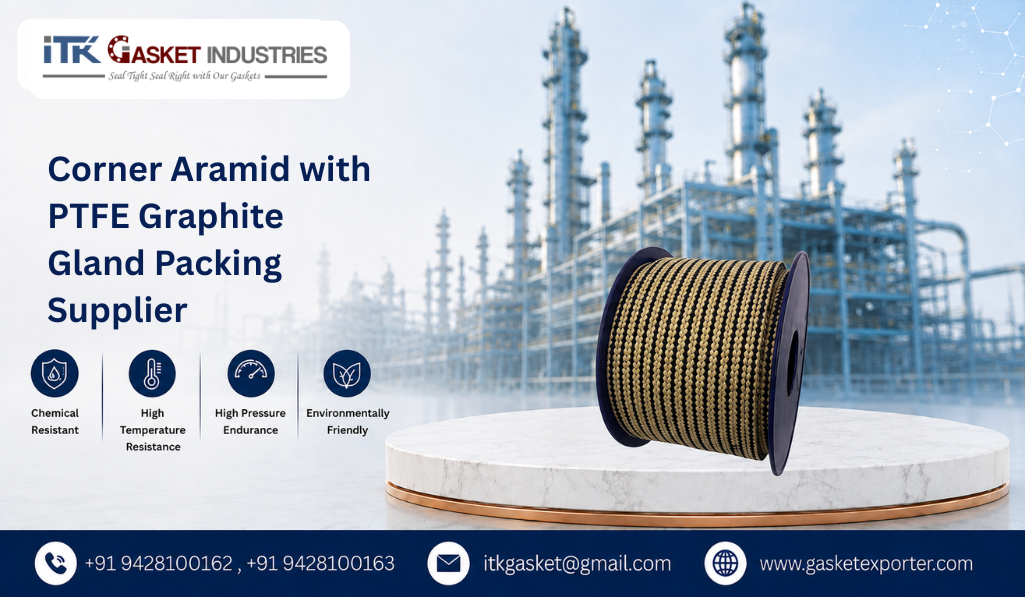 Corner Aramid with PTFE Graphite Gland Packing Supplier