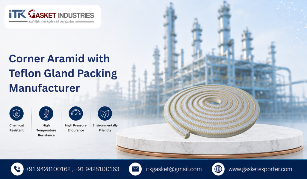 Corner Aramid with Teflon Gland Packing Manufacturer