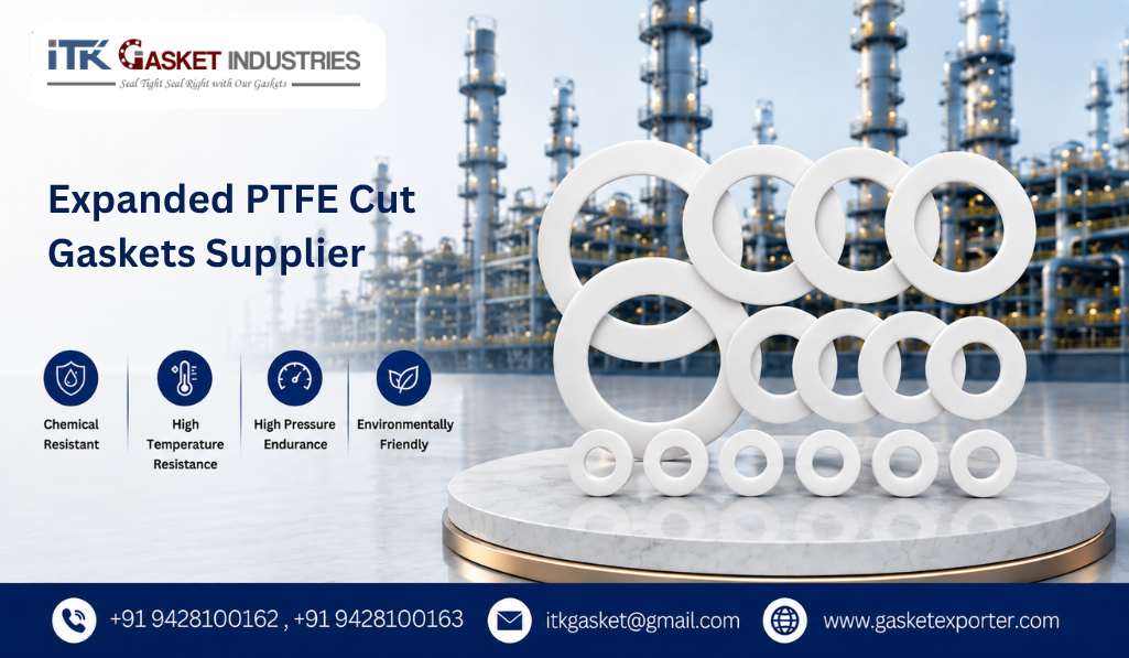 Expanded PTFE Cut Gaskets Supplier