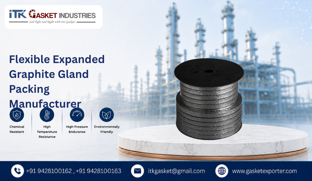 Flexible Expanded Graphite Gland Packing Manufacturer