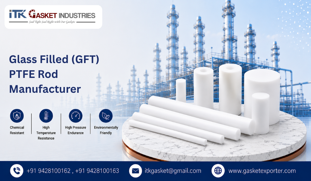 Glass Filled (GFT) PTFE Rod Manufacturer