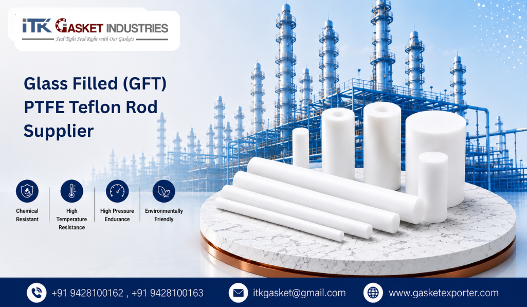 Glass Filled (GFT) PTFE Teflon Rod Supplier