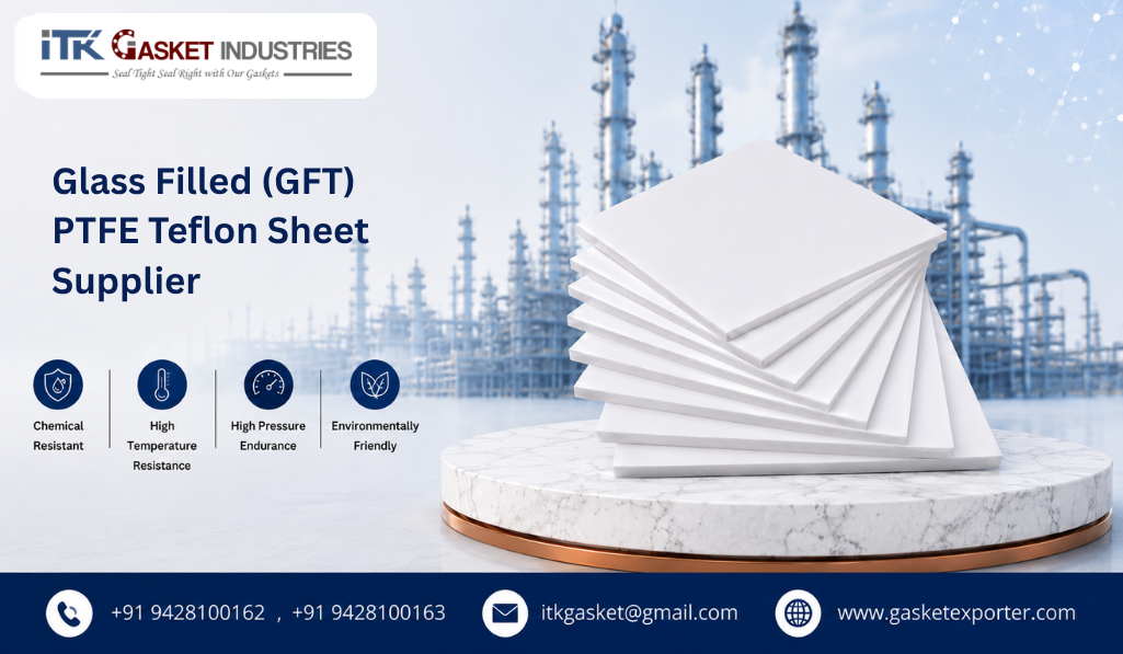 Glass Filled (GFT) PTFE Teflon Sheet Supplier