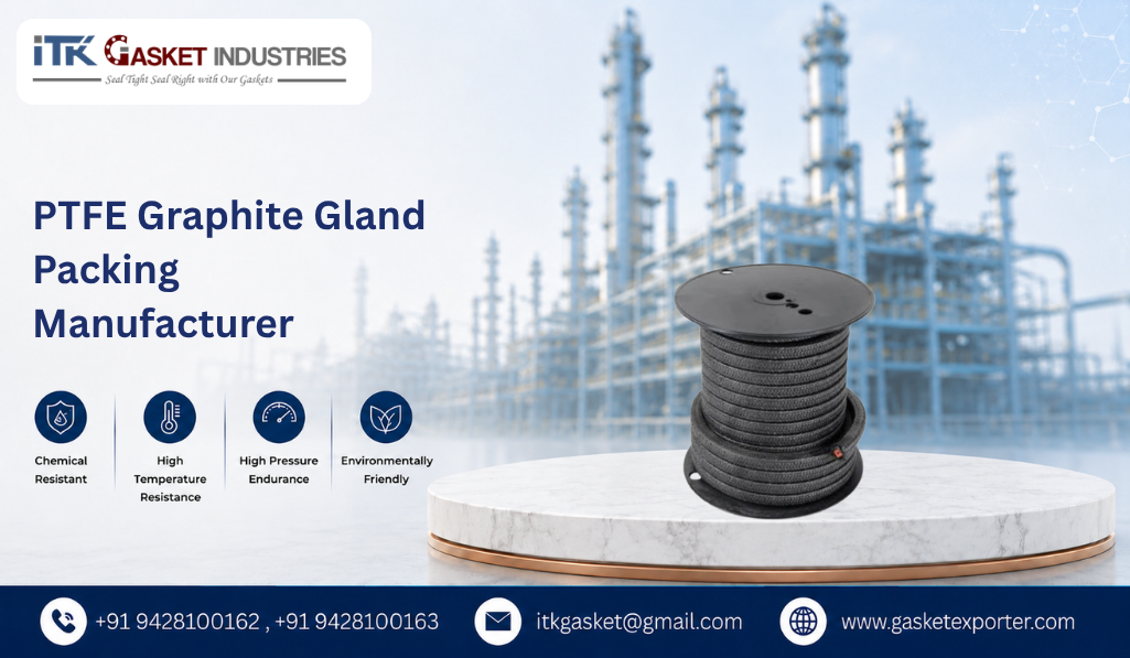 PTFE Graphite Gland Packing Manufacturer