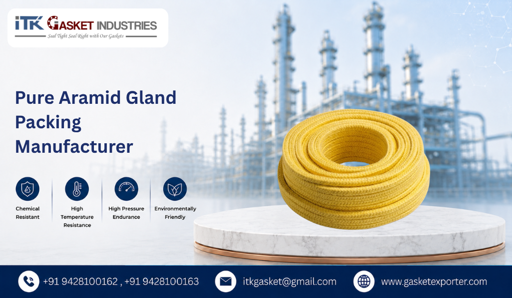 Pure Aramid Gland Packing Manufacturer