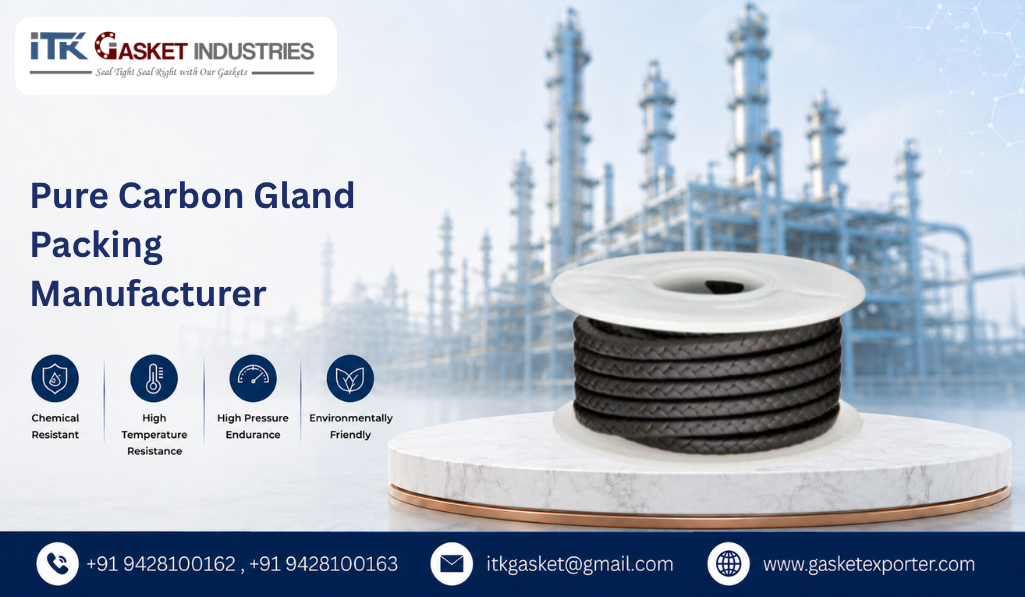 Pure Carbon Gland Packing Manufacturer