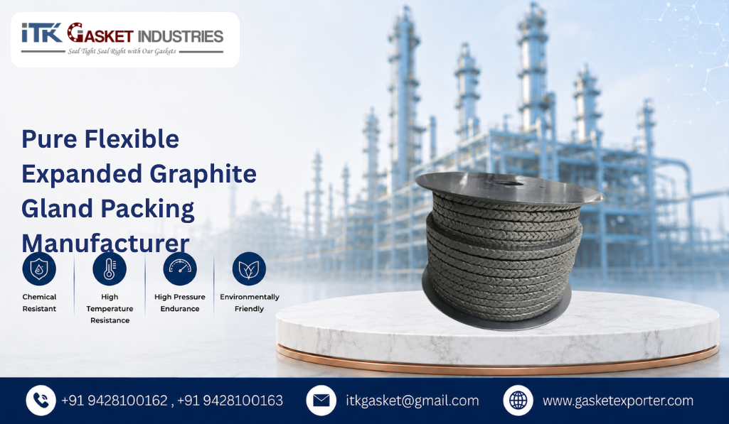 Pure Flexible Expanded Graphite Gland Packing Manufacturer