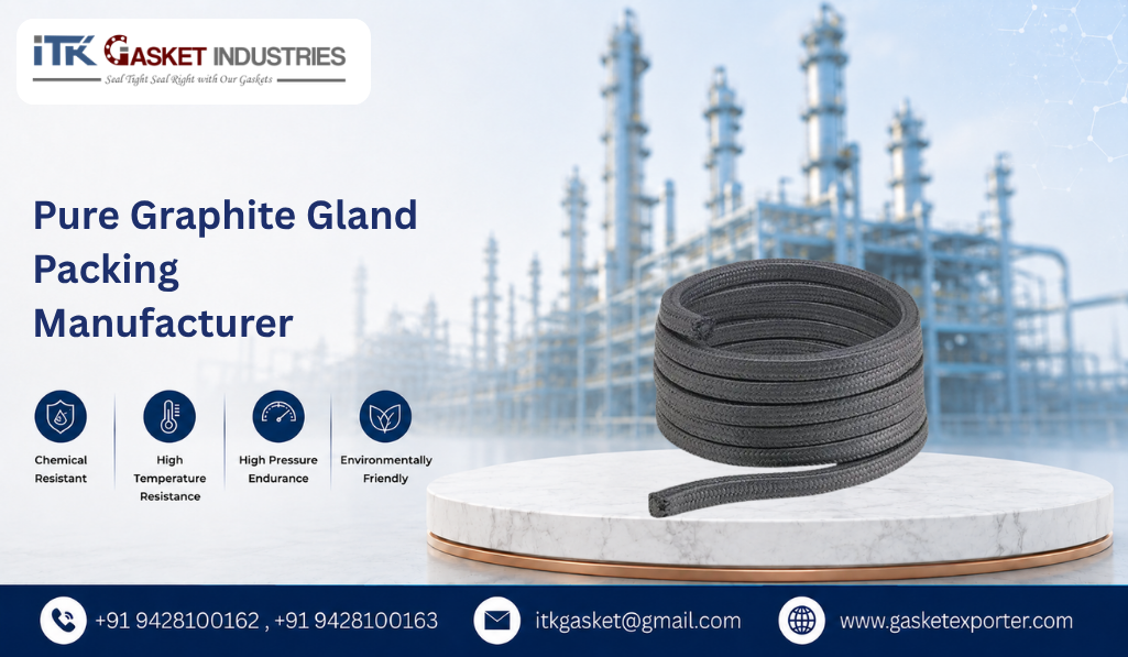 Pure Graphite Gland Packing Manufacturer