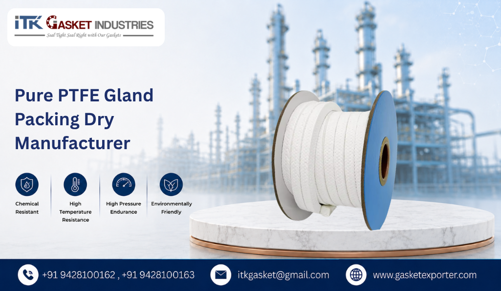 Pure PTFE Gland Packing Dry Manufacturer