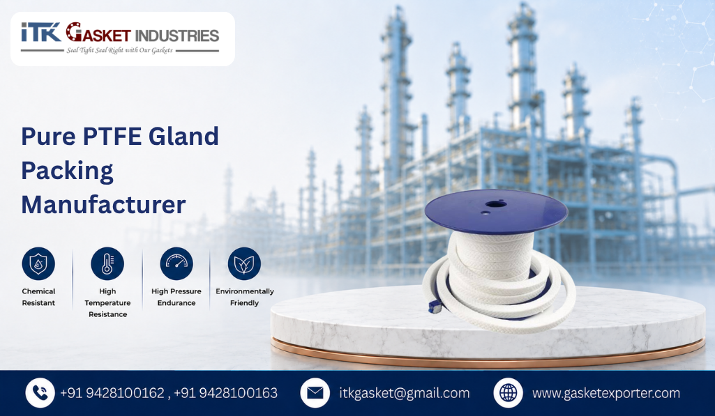 Pure PTFE Gland Packing Manufacturer