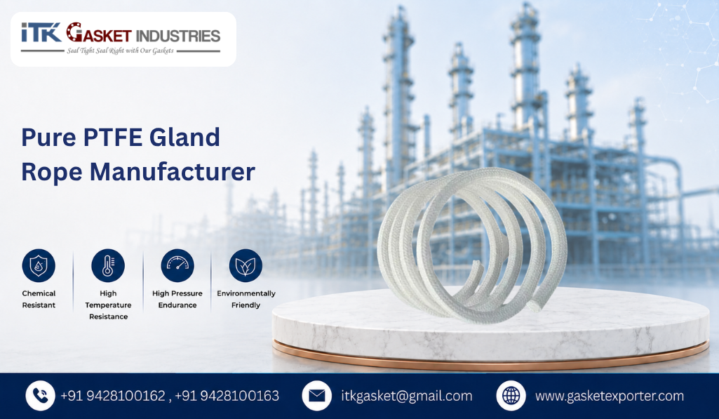 Pure PTFE Gland Rope Manufacturer