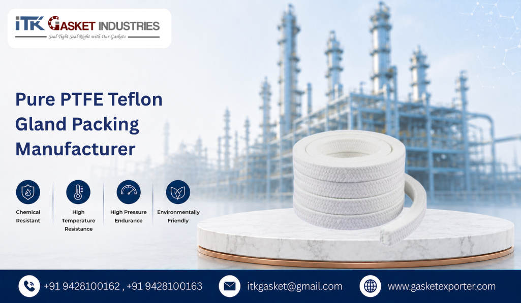 Pure PTFE Teflon Gland Packing Manufacturer