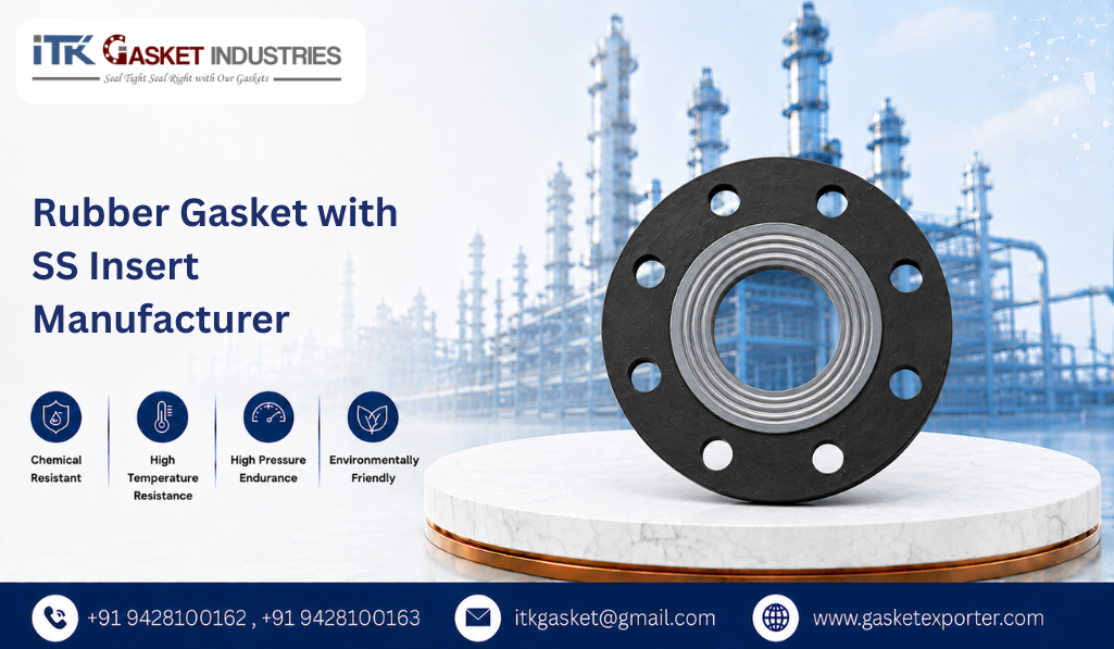 Rubber Gasket with SS Insert Manufacturer