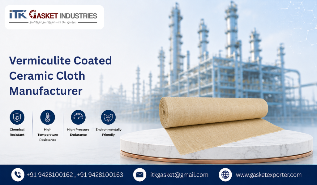 Vermiculite Coated Ceramic Cloth Manufacturer